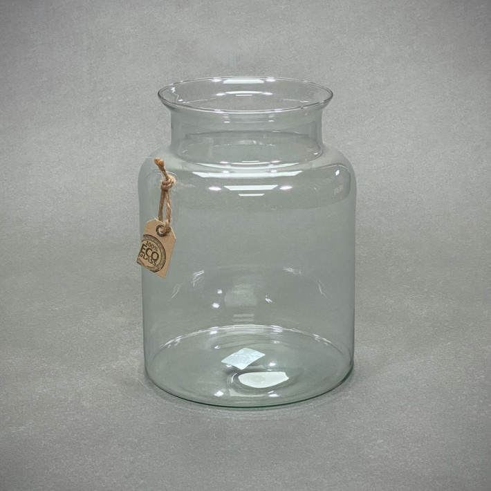 Large Glass Hand Tied Vase