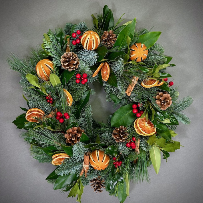 Spice Door Wreath