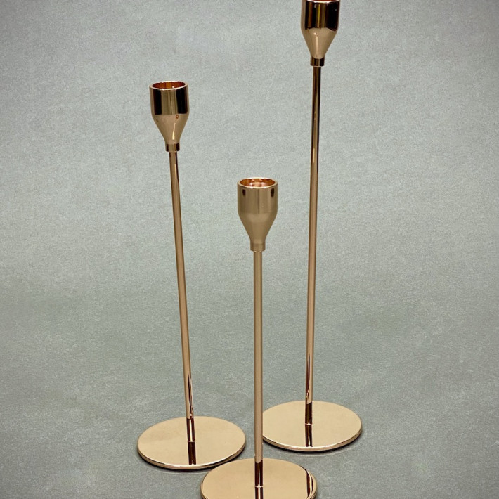 Gold Stem Taper Trio